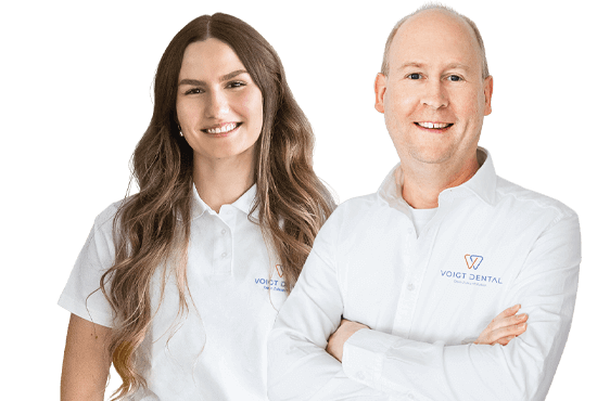 Standortleitung Lübeck - Nele Kolbe (li) und Christian Haselbach (re)